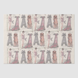 Vintage Fashion Art Paper Doll
