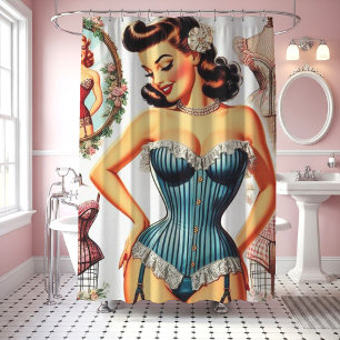 Vintage Fashion Corset Pin Up