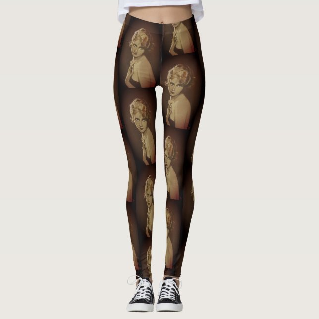 Vintage Fashion Ladies Leggings (Front)