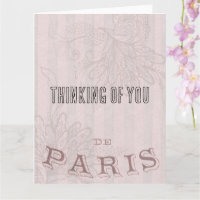Vintage Fashion Paris in Pale Pink Rose