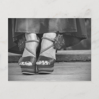 Vintage Fashion Photography Postcard