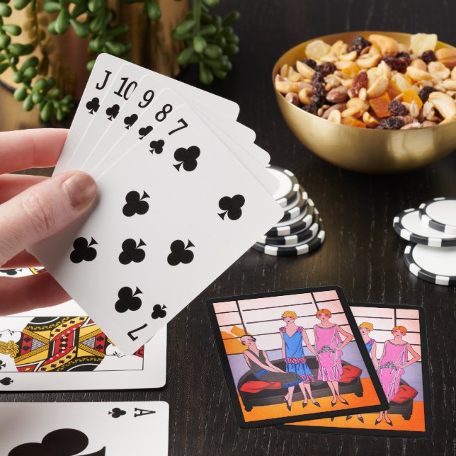Vintage Fashion Playing Cards (In Situ)