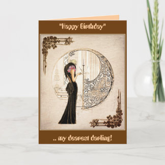 Vintage Fashionista_Velvet Gown_1933 Card