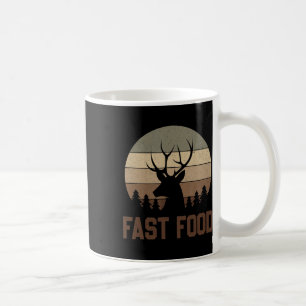 Vintage Fast Food Hunter Shirt Deer Hunting Coffee Mug