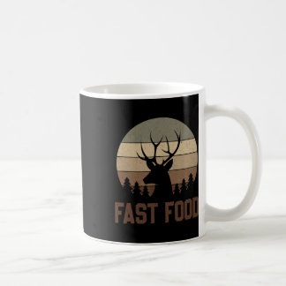 Vintage Fast Food Hunter Shirt Deer Hunting Coffee Mug
