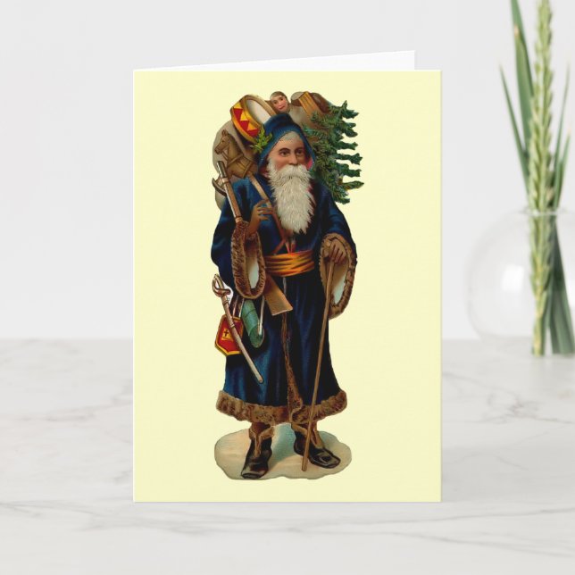 Vintage Father Christmas Card (Front)