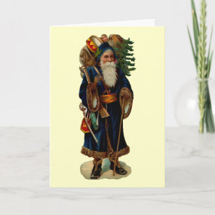 Vintage Father Christmas Card