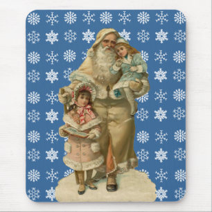 Vintage Father Christmas Mousepad