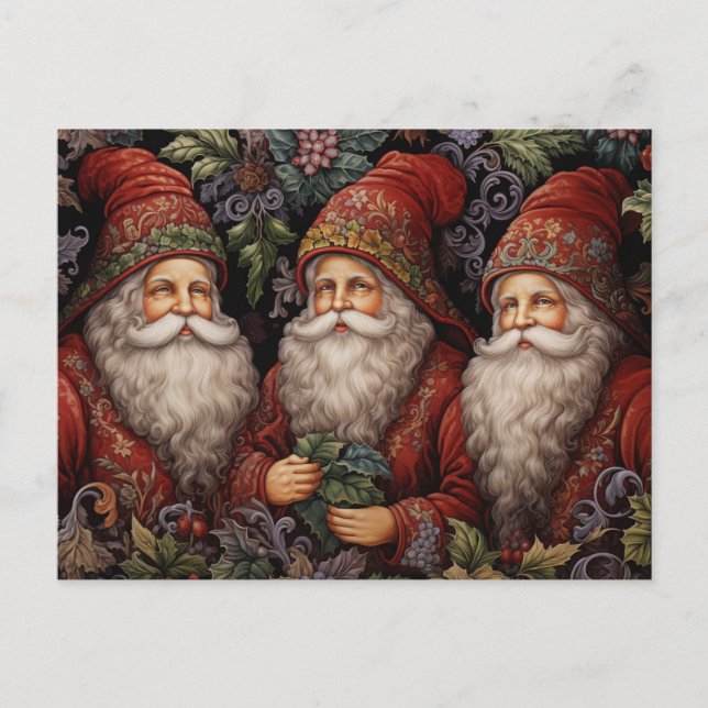 Vintage Father Christmas Postcard (Front)
