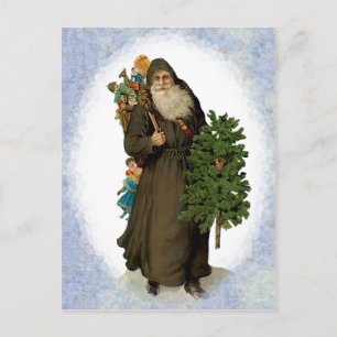 Vintage Father Christmas Postcard