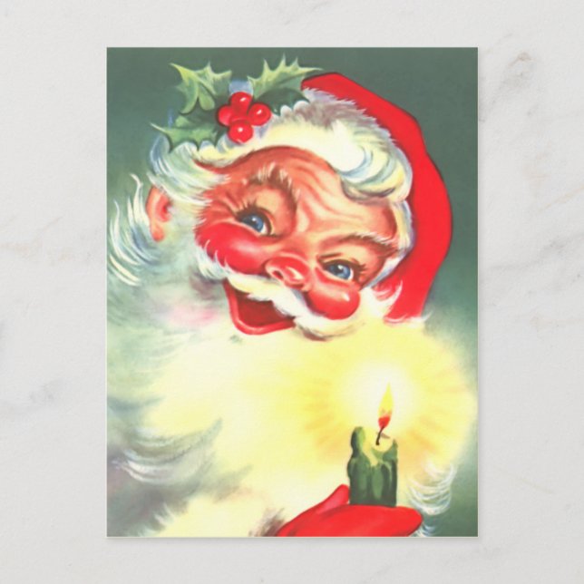 Vintage Father Christmas Postcard (Front)