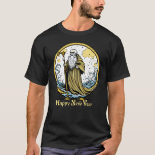 Vintage Father Time New Year T-Shirt