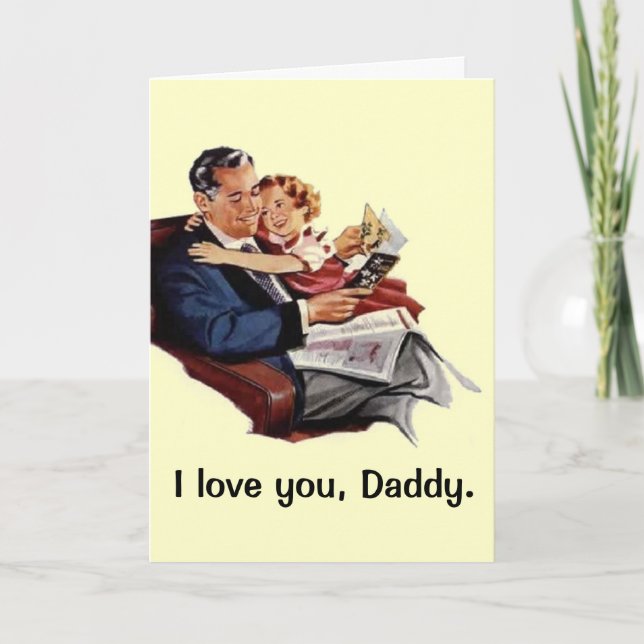 Vintage Father's Day Card (Front)