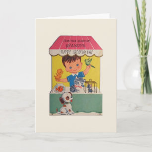 Vintage Father's Day Card for Grandpa