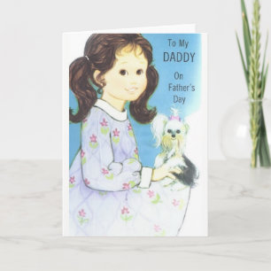 Vintage Father's Day Card to Daddy