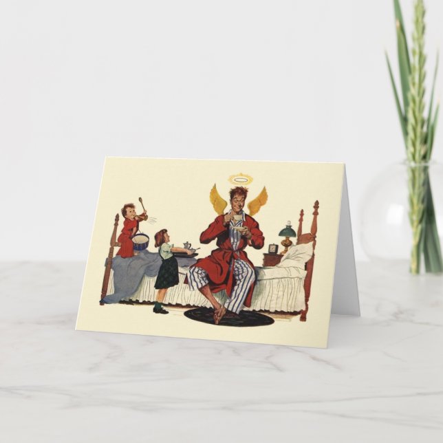 Vintage Father's Day Greeting Card (Front)