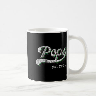 Vintage Father's Day Ps Est 2022 For New Grandpa Coffee Mug