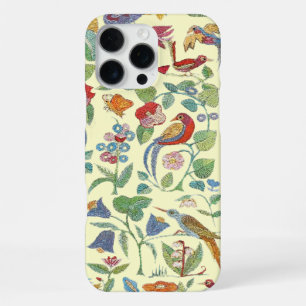 Vintage Faux Embroidered Pattern iphone 16 Pro Max Case