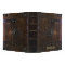 Vintage Faux Leather Print Gothic Binder