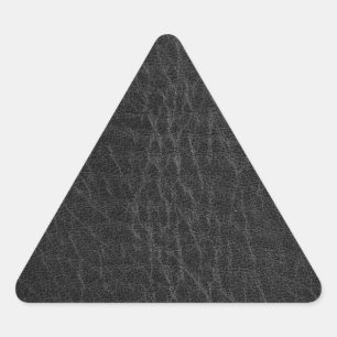 Vintage Faux Leather Triangle Sticker
