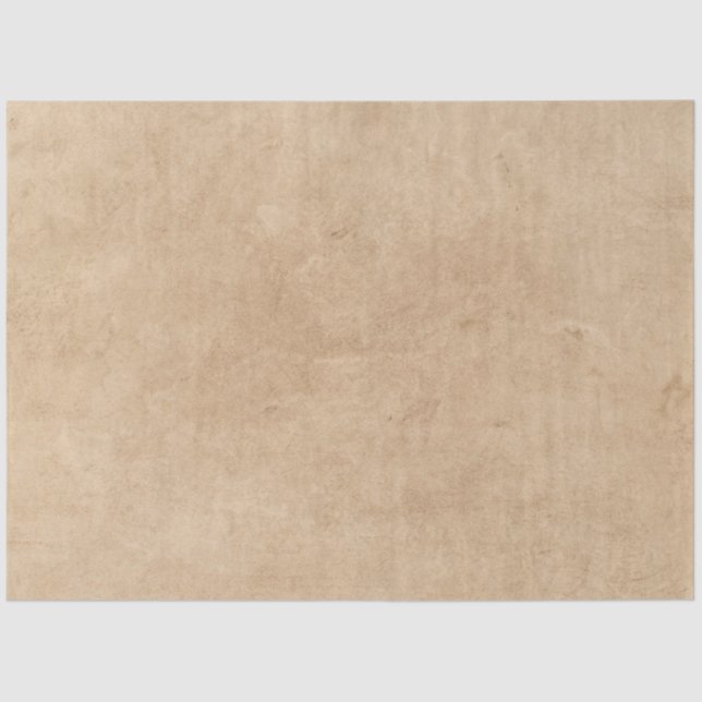 Vintage Faux Parchment Decoupage Light Tissue Paper (Front)