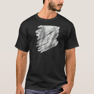 Vintage Feathers in Gray Color T-Shirt