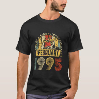 Vintage February 1995 30th Birthday Vintage Men Wo T-Shirt