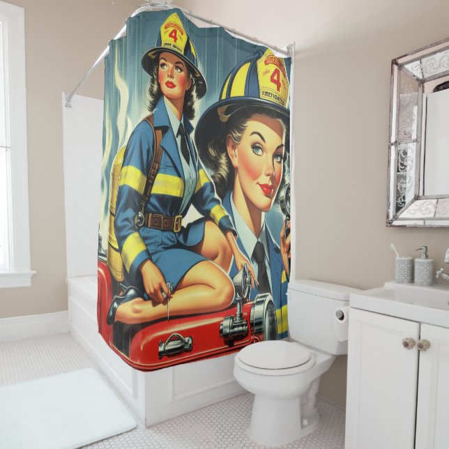 Vintage Female Firefighter (In Situ)