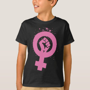 Vintage Feminism Symbol Design  T-Shirt
