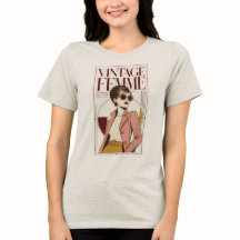 Vintage Femme 1960s Fashion Women's Graphic