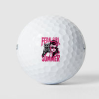 Vintage Feral Girl Summer Opossum Funny Raccoon 