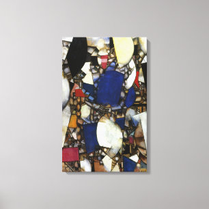 Vintage Fernand Leger Woman in Blue Canvas Print