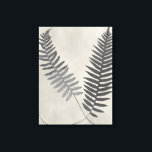 Vintage Ferns Canvas Print<br><div class="desc">Vintage Fern Study III by Vision Studio. Features two vintage-looking ferns against an antique background.</div>