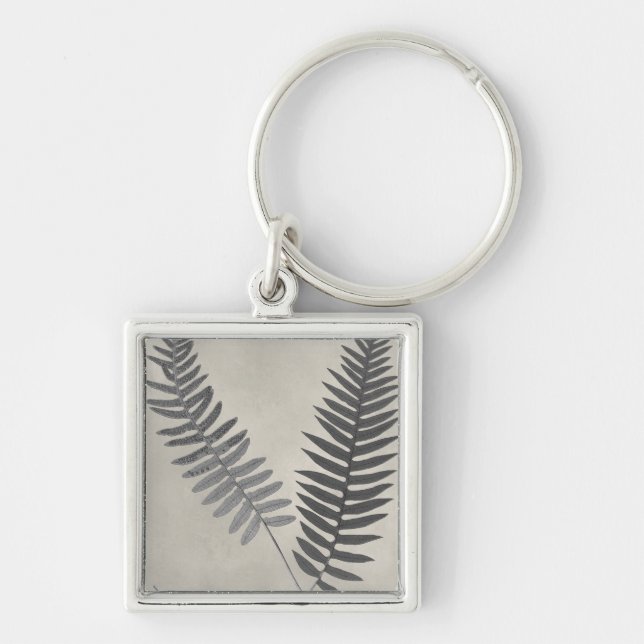 Vintage Ferns Keychain (Front)