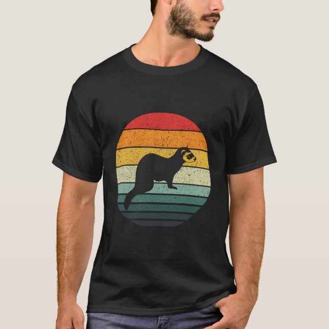Vintage Ferret Retro Tee (Front)
