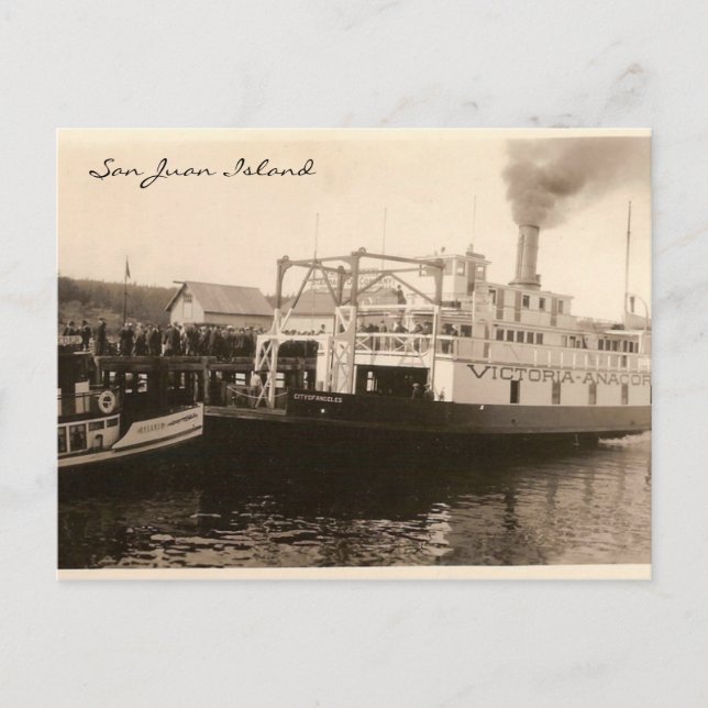 Vintage Ferries Postcard (Front)