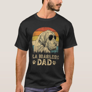 Vintage Fila Brasileiro Dad Dog Lovers Father s Da T-Shirt