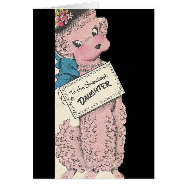 Vintage fille de caniche (Devant)