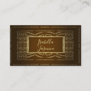 Vintage, film, acteur, animateur, carte de visite