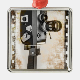 Vintage Film Camera Metal Ornament