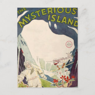 Vintage Film Movie Mysterious Island Nautical Sea Postcard