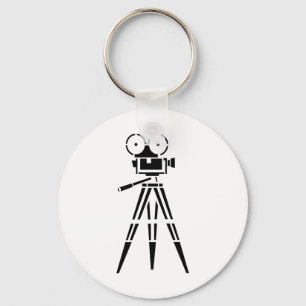 Vintage Film Movie Set Camera Keychain