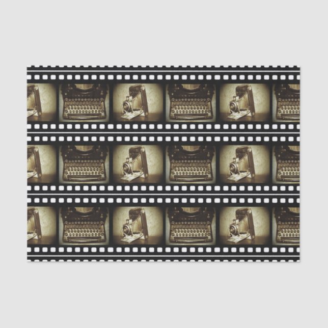 Vintage Film Tissue Paper (Front)