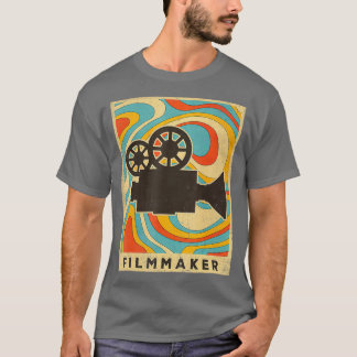 Vintage Filmmaking Retro Poster _nxpl_nxpl T-Shirt