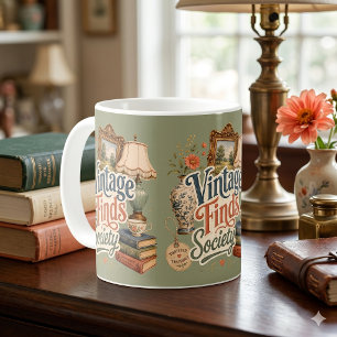 Vintage Finds Cottagecore Treasures Coffee Mug