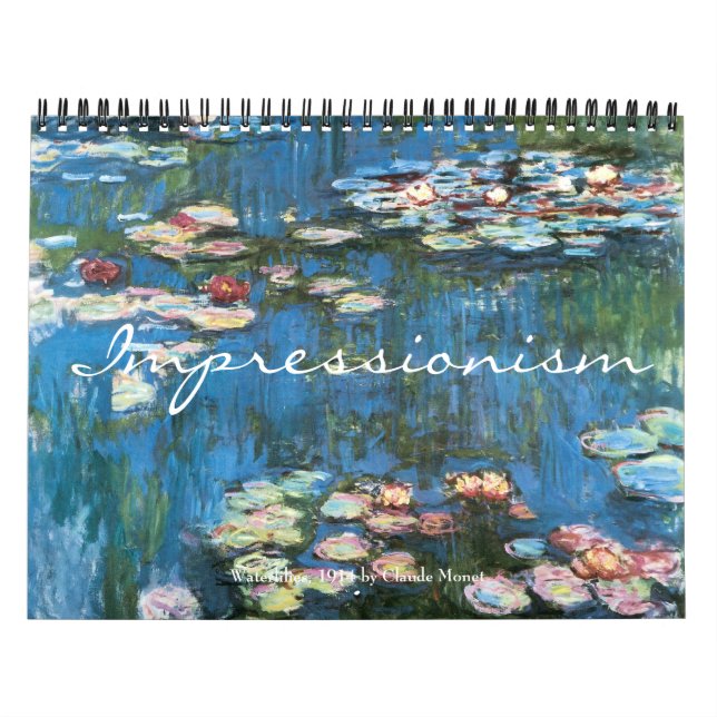 Vintage Fine Art Impressionism Paintings Calendar (Cover)