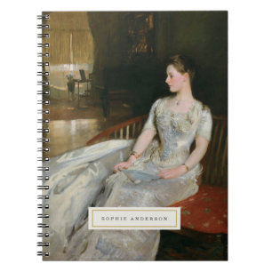 Vintage Fine Art Personalized Notebook