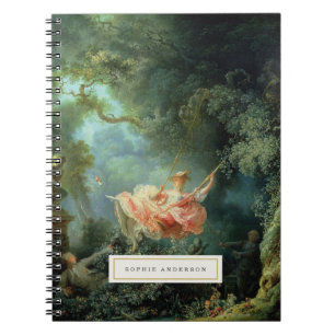Vintage Fine Art Personalized Notebook