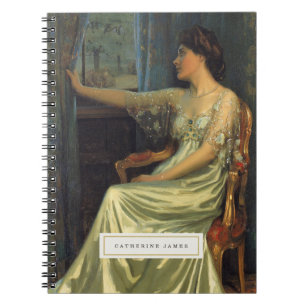 Vintage Fine Art Personalized Notebook