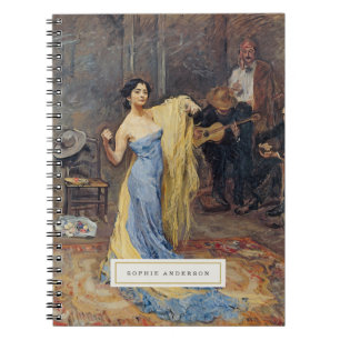 Vintage Fine Art Personalized Notebook